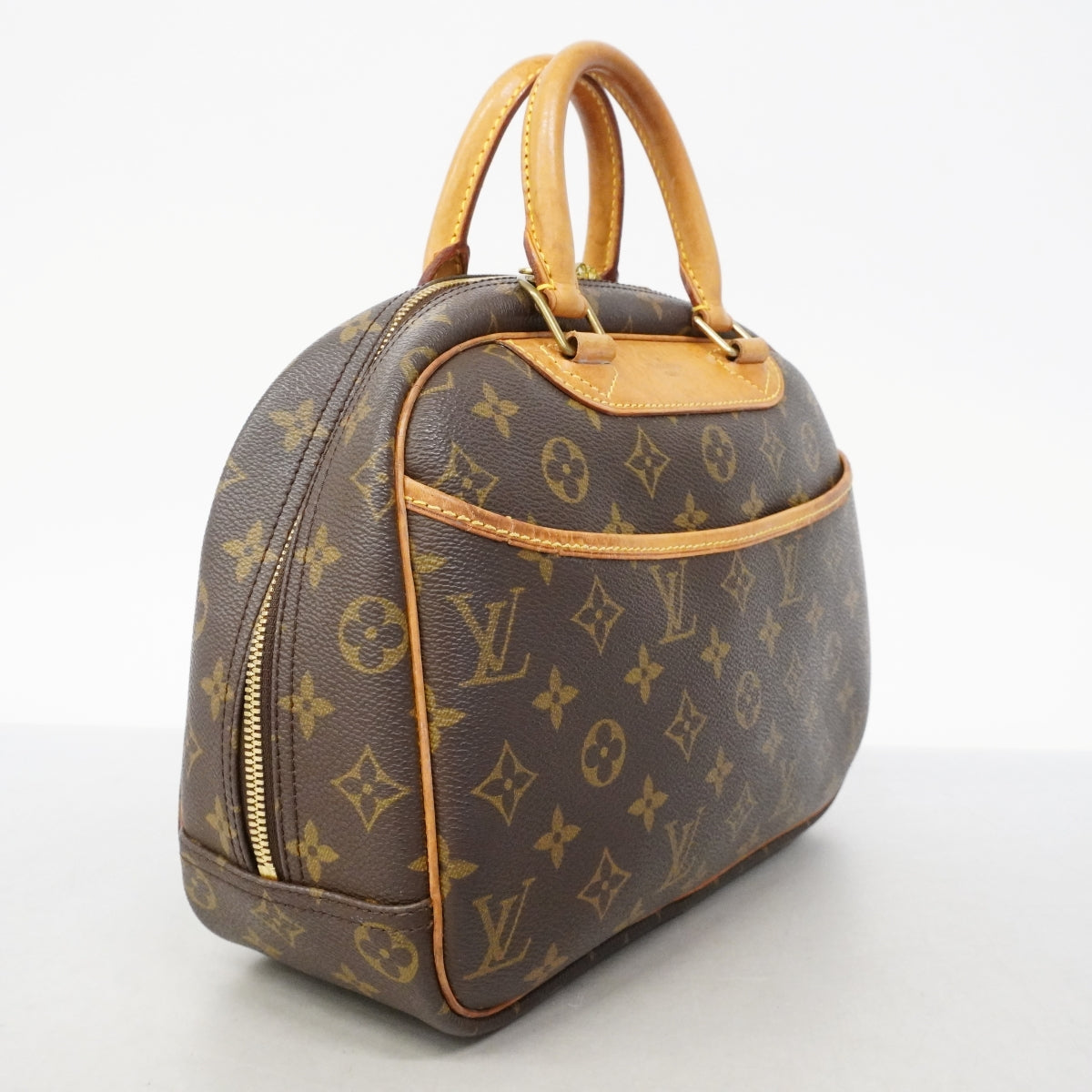 【6fa1737】ルイヴィトン ハンドバッグ モノグラム トゥルーヴィル M42228 ブラウン【中古】レディース