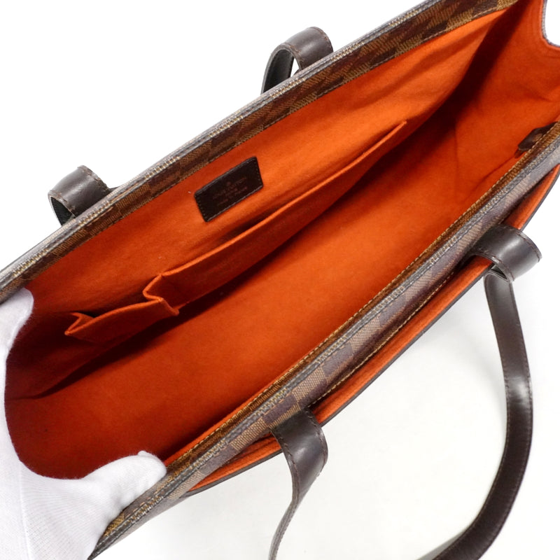 【6fa1738】ルイヴィトン ショルダーバッグ ダミエ パリオリGM N51124 エベヌ【中古】レディース