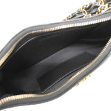 【6fa1744】シャネル ショルダーバッグ チェーンショルダー シャネル19 レザー ブラック ゴールド金具【中古】レディース