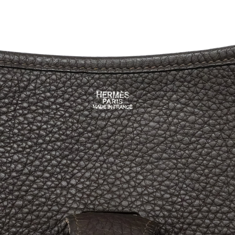 【6fa1749】エルメス ショルダーバッグ エヴリンTGM トリヨンクレマンス エベーヌ シルバー金具 □I刻印【中古】メンズ レディース ユニセックス