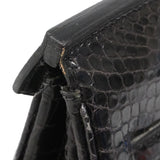 【6fa1753-g】エルメス ハンドバッグ バーキン35 ポロサス ブラック ゴールド金具 □G刻印【中古】レディース