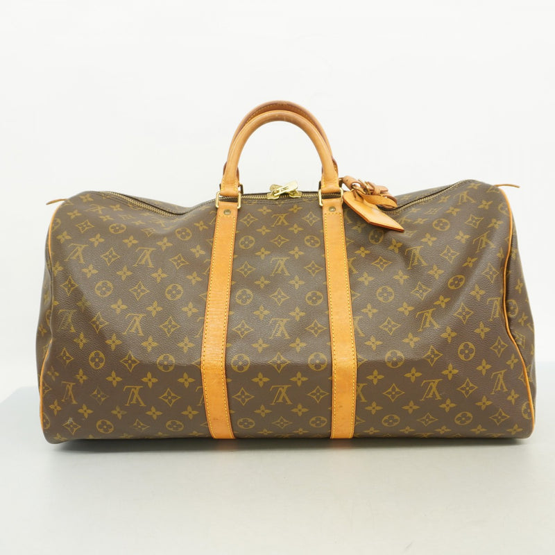 【6fa1759】ルイヴィトン ボストンバッグ モノグラム キーポル55 M41424 ブラウン【中古】メンズ レディース ユニセックス