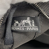 【6fa1765】エルメス トートバッグ エールラインMM キャンバス グレー シルバー金具【中古】メンズ レディース ユニセックス