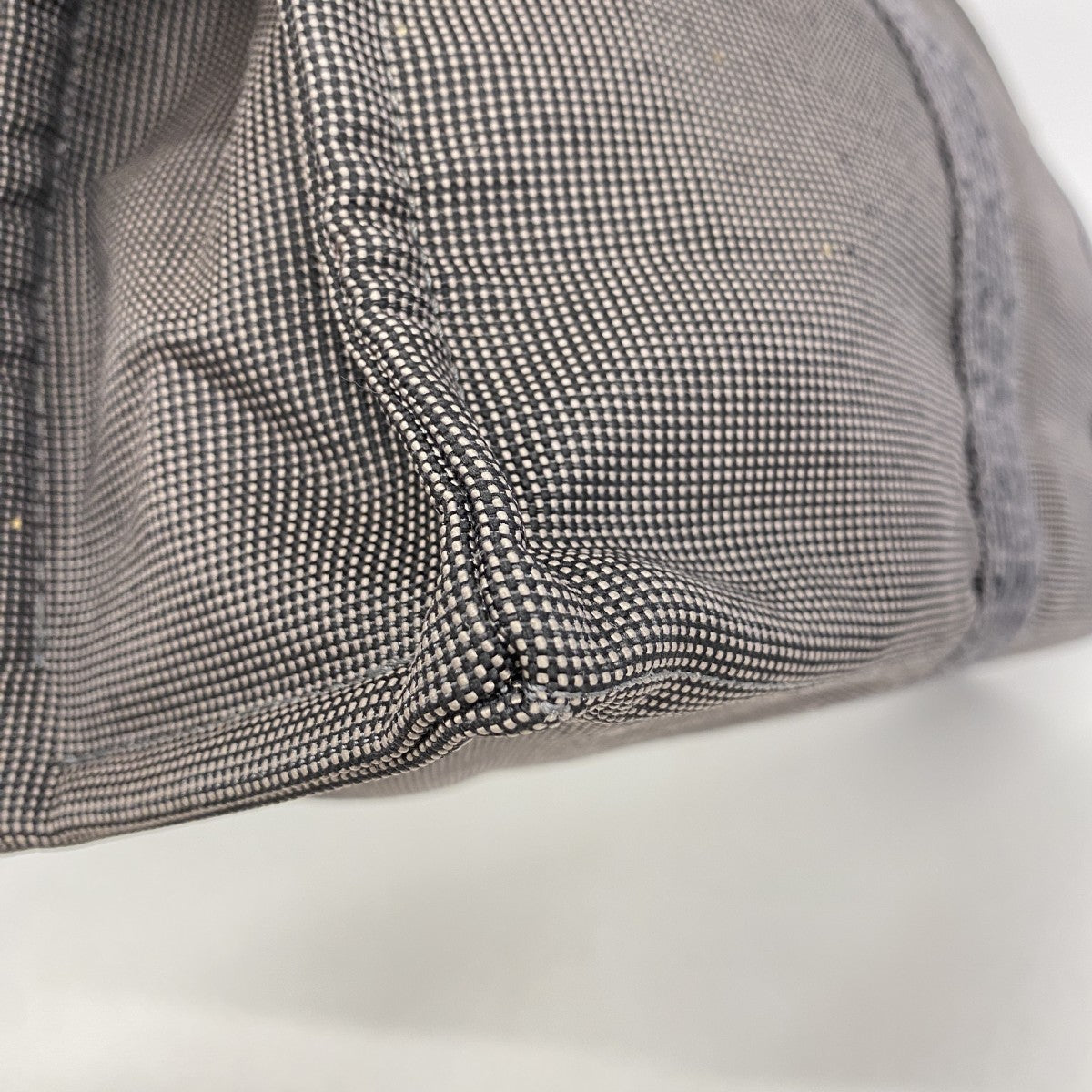 【6fa1765】エルメス トートバッグ エールラインMM キャンバス グレー シルバー金具【中古】メンズ レディース ユニセックス