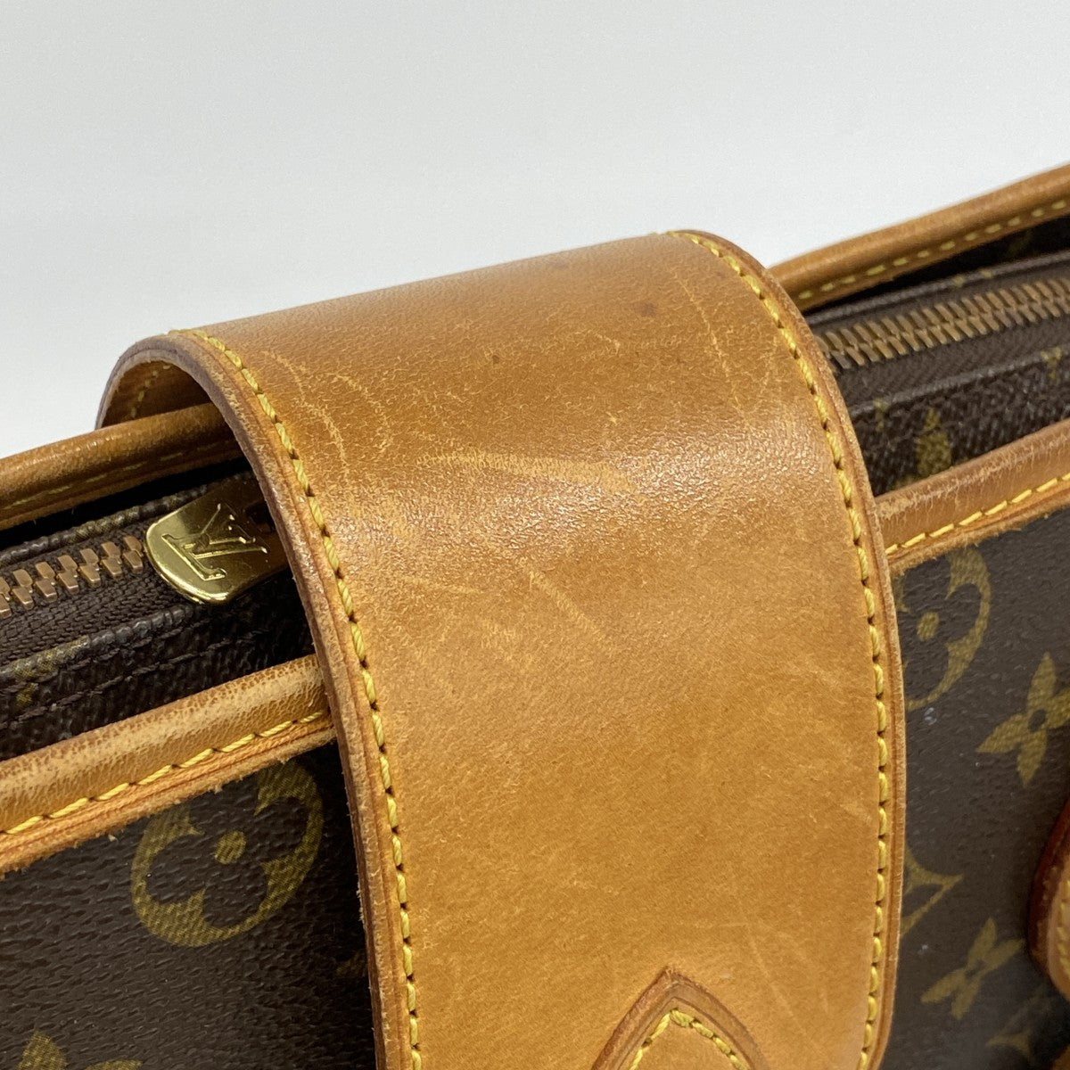 【6fa1766】ルイヴィトン ビジネスバッグ モノグラム リヴォリ M53380 ブラウン【中古】メンズ