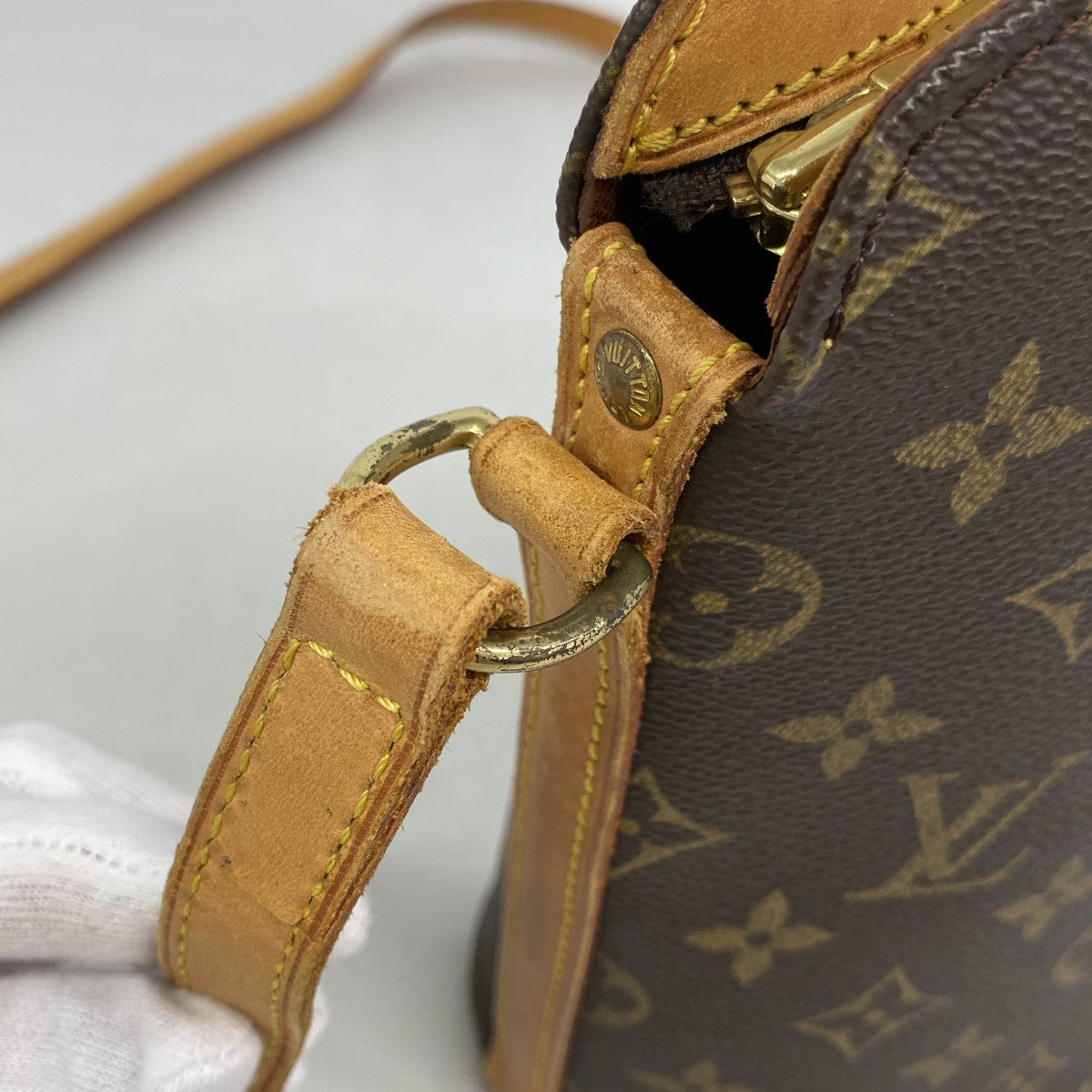 【6fa1770】ルイヴィトン ショルダーバッグ モノグラム ドルーオ M51290 ブラウン【中古】レディース