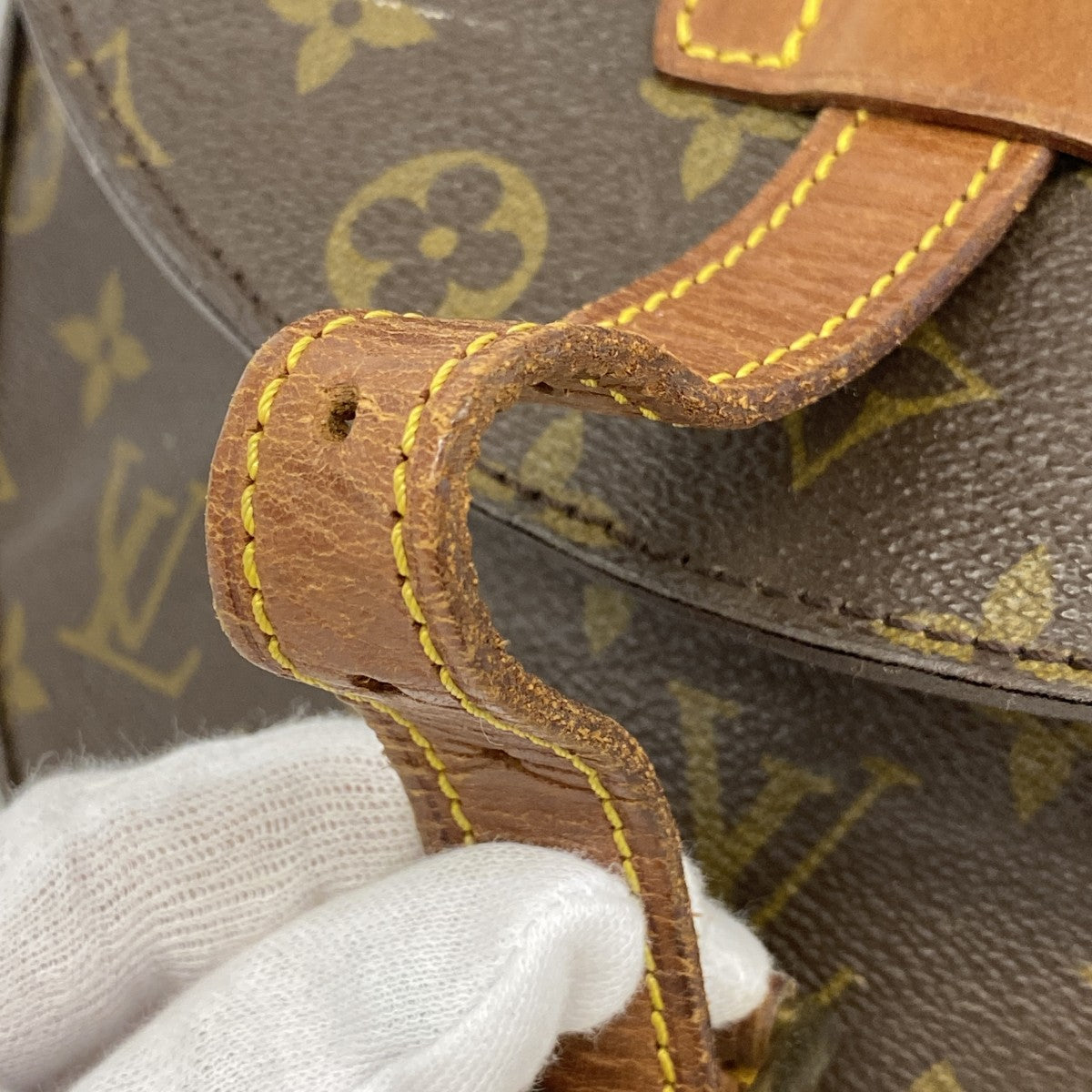 【6fa1771】ルイヴィトン ショルダーバッグ モノグラム シャンティGM M40647 ブラウン【中古】レディース