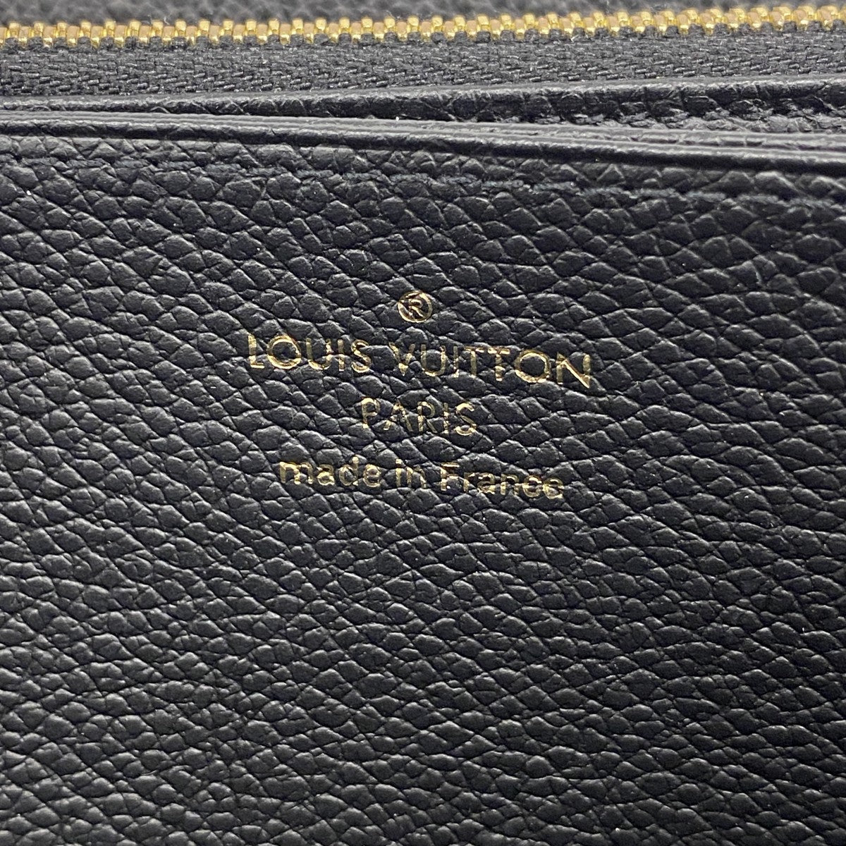【6fa1774】ルイヴィトン 長財布 モノグラム・アンプラント ジッピーウォレット M61864 ノワール【中古】メンズ レディース ユニセックス