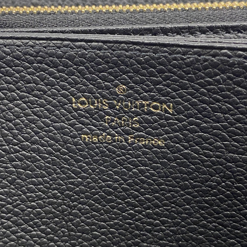 【6fa1774】ルイヴィトン 長財布 モノグラム・アンプラント ジッピーウォレット M61864 ノワール【中古】メンズ レディース ユニセックス