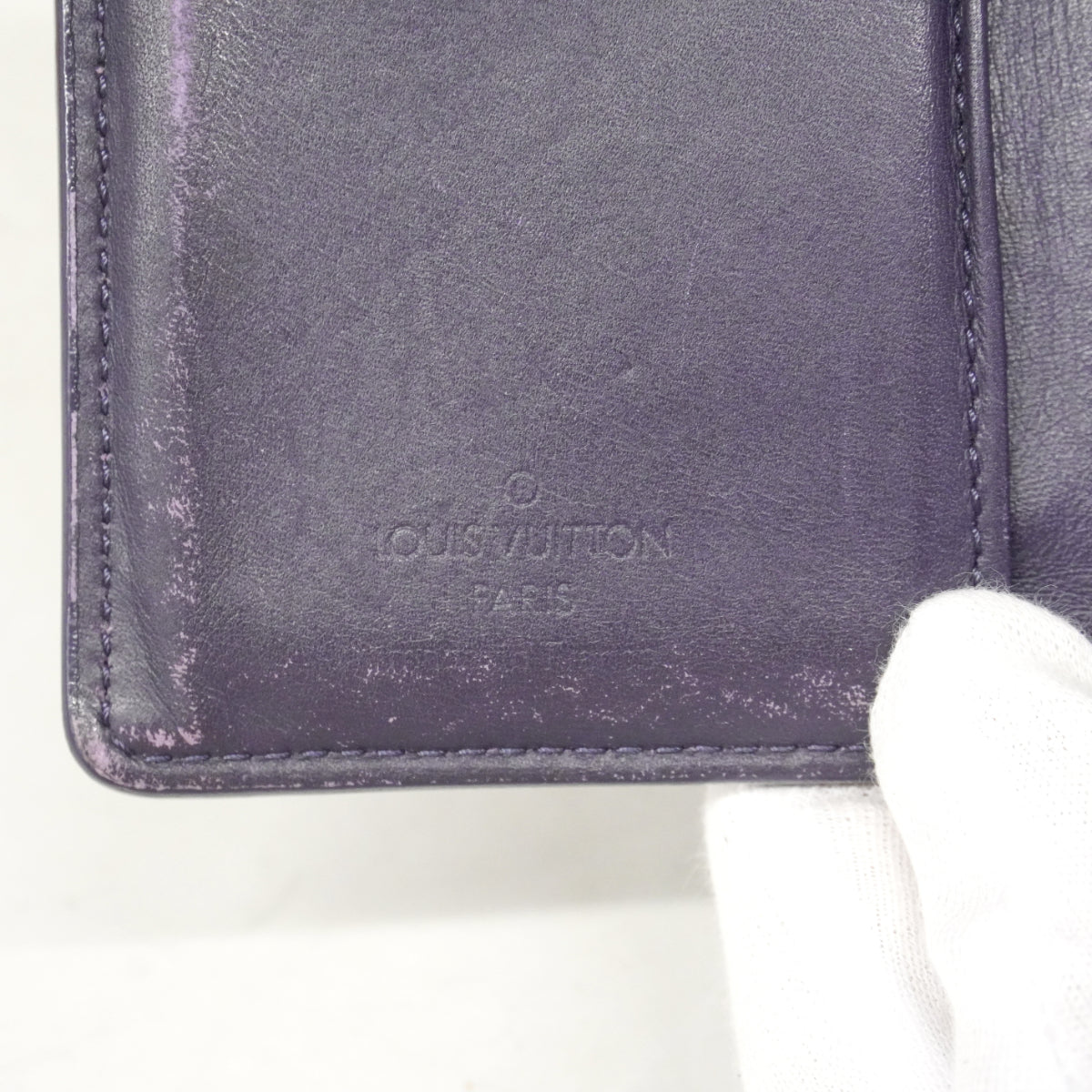 【6fa1782】ルイヴィトン 財布 ヴェルニ ポルトモネビエヴィエノワ M91362 アンディゴ【中古】レディース