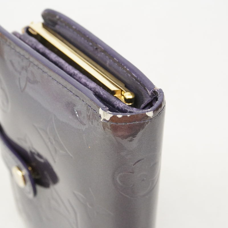 【6fa1782】ルイヴィトン 財布 ヴェルニ ポルトモネビエヴィエノワ M91362 アンディゴ【中古】レディース