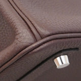 【6fa1796-g】エルメス ハンドバッグ バーキン30 トゴ カカオ シルバー金具 D刻印【中古】レディース