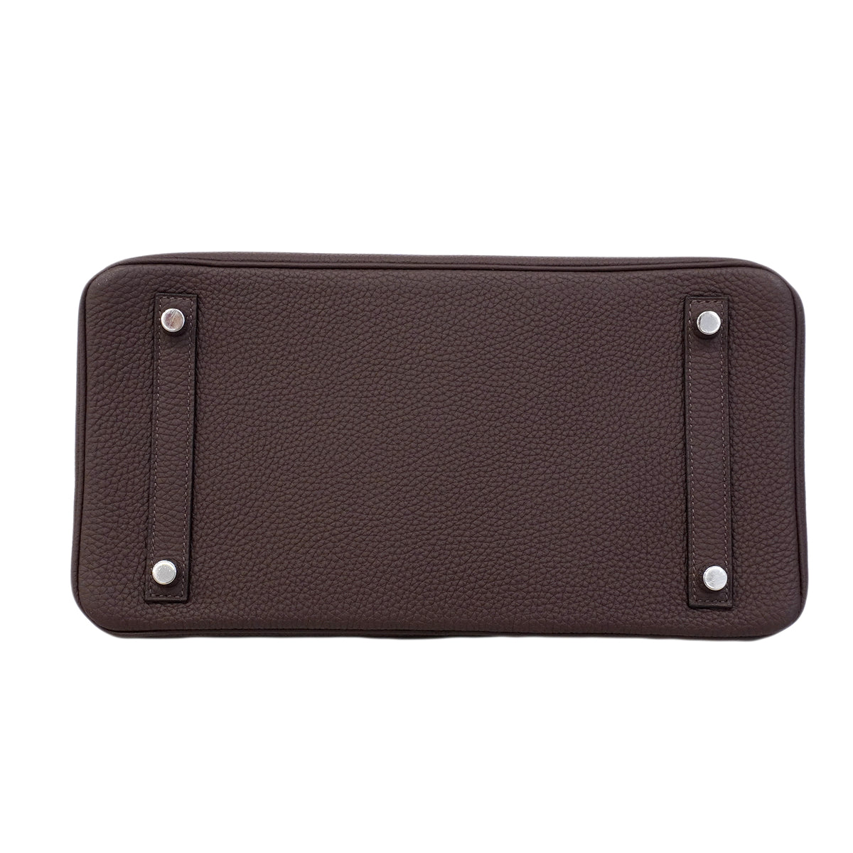 【6fa1796-g】エルメス ハンドバッグ バーキン30 トゴ カカオ シルバー金具 D刻印【中古】レディース