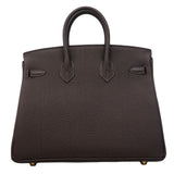【6fa1798-g】エルメス ハンドバッグ バーキン25 トゴ べブラン シャンパンゴールド金具 K刻印【中古】レディース