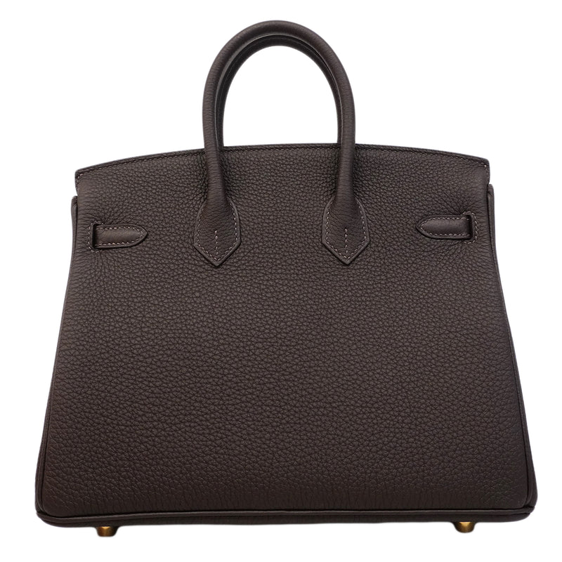 【6fa1798-g】エルメス ハンドバッグ バーキン25 トゴ べブラン シャンパンゴールド金具 K刻印【中古】レディース