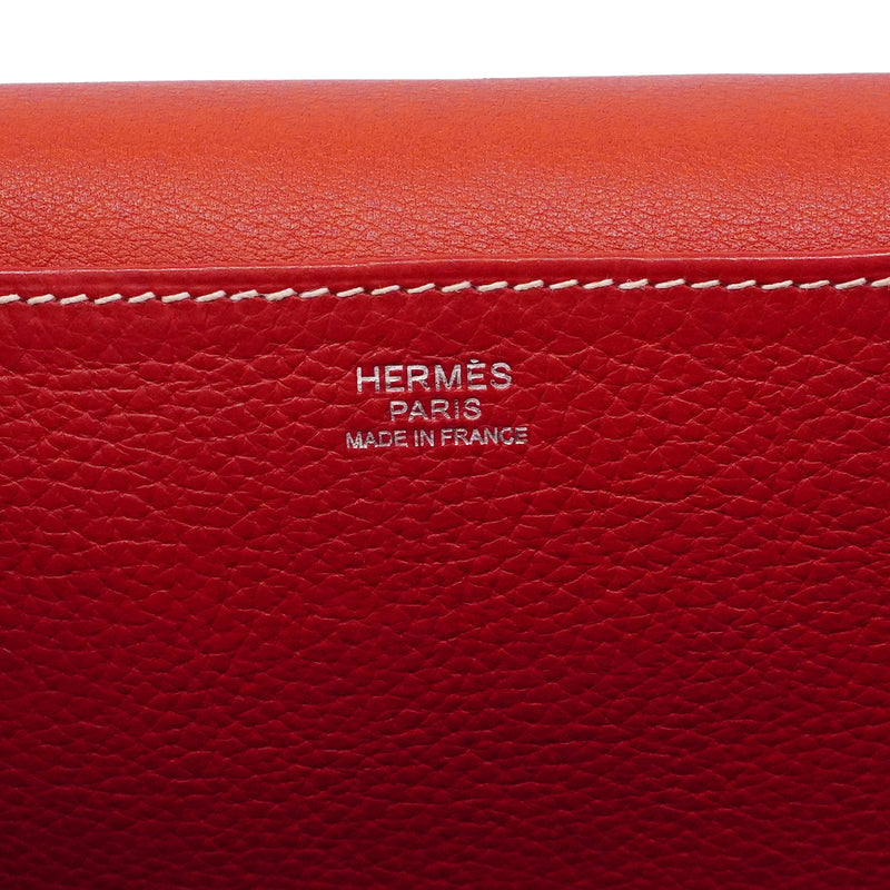 【6fa1800】エルメス ハンドバッグ アルザン31 トリヨンクレマンス ルージュカザック シルバー金具 A刻印 2wayバッグ【中古】レディース