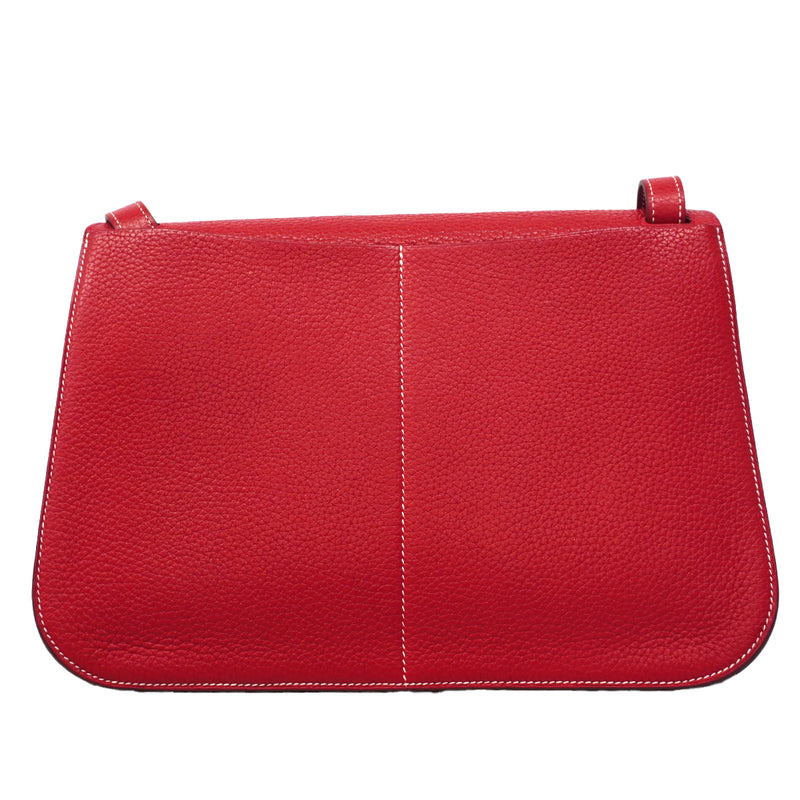 【6fa1800】エルメス ハンドバッグ アルザン31 トリヨンクレマンス ルージュカザック シルバー金具 A刻印 2wayバッグ【中古】レディース