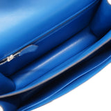 【6fa1803】エルメス ショルダーバッグ コンスタンス24 オーストリッチ ミコノス シルバー金具 C刻印【中古】レディース