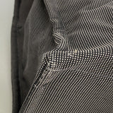 【6fa1808-k】エルメス トートバッグ エールラインGM キャンバス グレー シルバー金具【中古】メンズ レディース ユニセックス