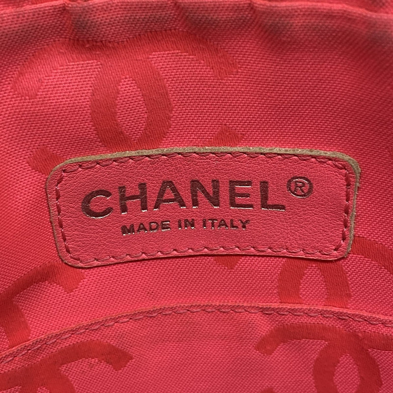 【6fa1810-k】シャネル ショルダーバッグ カンボン ラムスキン ブラック シルバー金具【中古】レディース