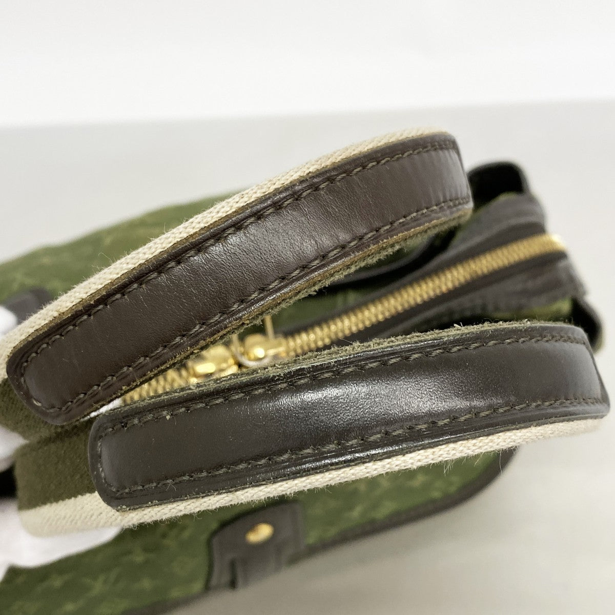 【6fa1813-k】ルイヴィトン ハンドバッグ モノグラム・ミニ サックマリーケイト M92507 TSTカーキ【中古】レディース