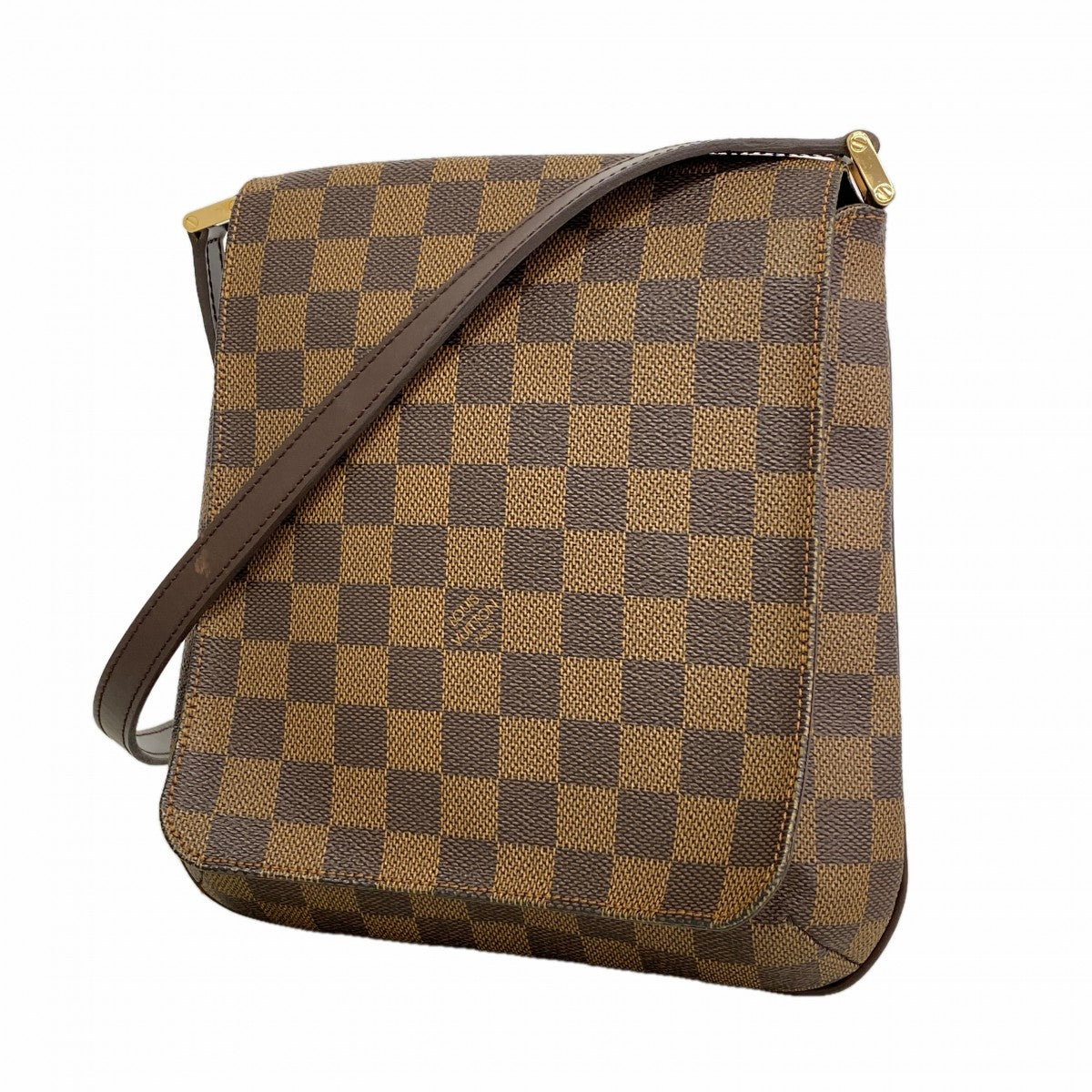 【6fa1814-k】ルイヴィトン ショルダーバッグ ダミエ ミュゼットサルサロングストラップ N51300 エベヌ【中古】レディース