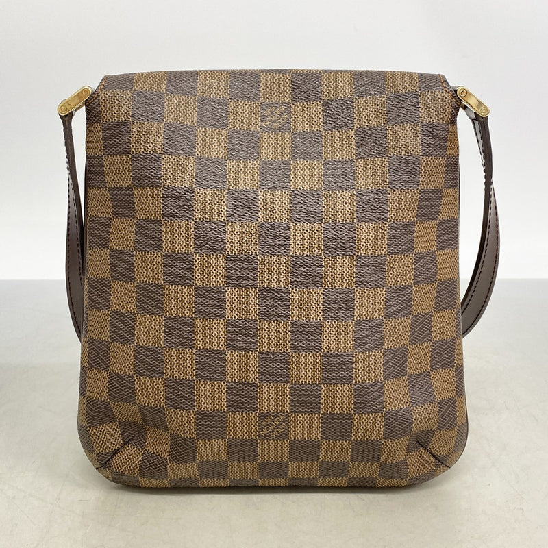 【6fa1814-k】ルイヴィトン ショルダーバッグ ダミエ ミュゼットサルサロングストラップ N51300 エベヌ【中古】レディース