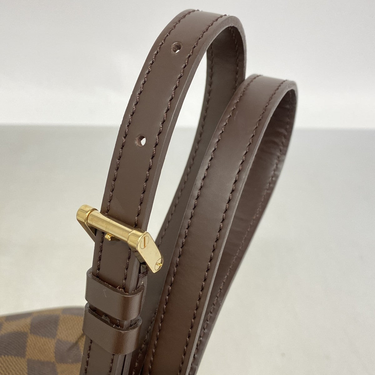 【6fa1814-k】ルイヴィトン ショルダーバッグ ダミエ ミュゼットサルサロングストラップ N51300 エベヌ【中古】レディース