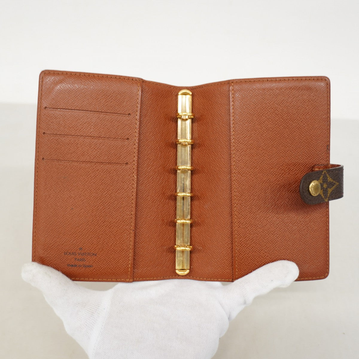 【6fa1823】ルイヴィトン 手帳カバー モノグラム アジェンダPM R20005 ブラウン【中古】メンズ レディース ユニセックス