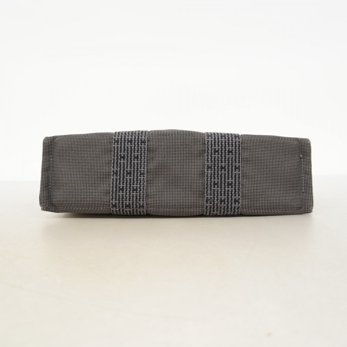 【6fa1832-k】エルメス ハンドバッグ エールラインPM キャンバス グレー シルバー金具【中古】メンズ レディース ユニセックス