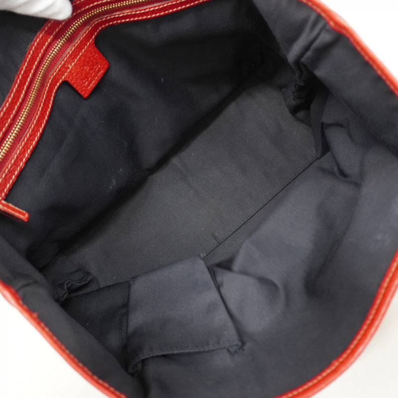 【6fa1834-k】グッチ トートバッグ GGキャンバス 137396 キャンバス ネイビー レッド ゴールド金具【中古】レディース