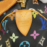 【6fa1837-k】ルイヴィトン ハンドバッグ モノグラム・マルチカラー スピーディ30 M92642 ノワール【中古】レディース