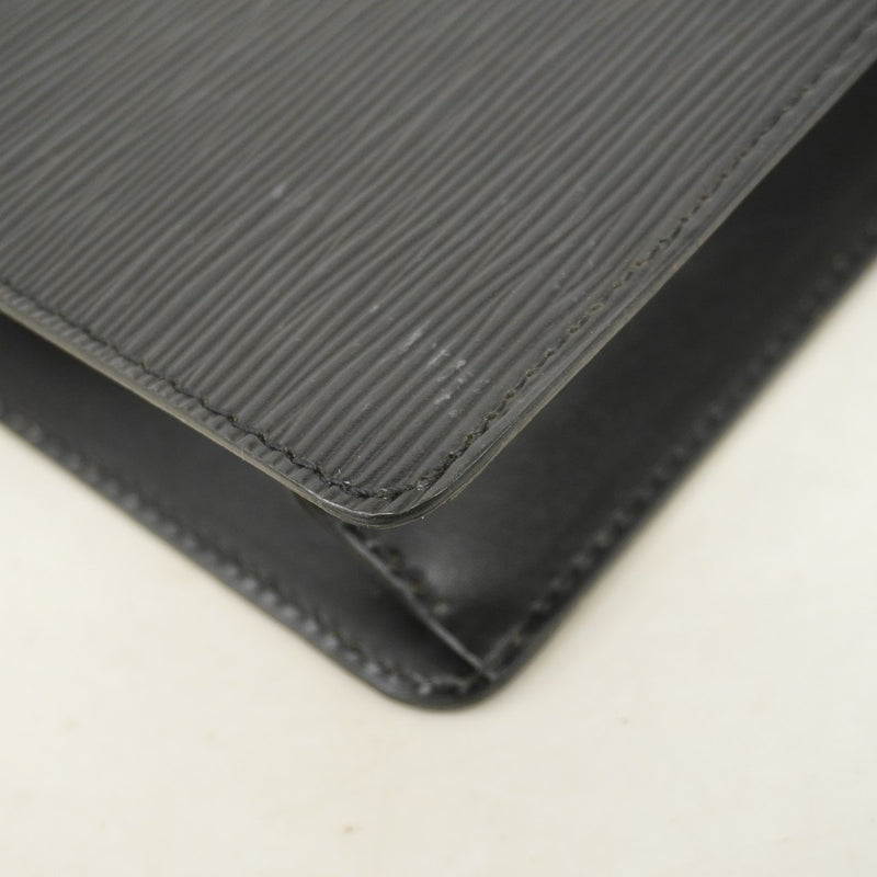 【6fa1840-k】ルイヴィトン クラッチバッグ エピ ポシェットオム M52522 ノワール【中古】メンズ