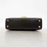 【6fa1843】カルティエ ハンドバッグ パンテール レザー ブラック ゴールド金具 2wayバッグ【中古】レディース