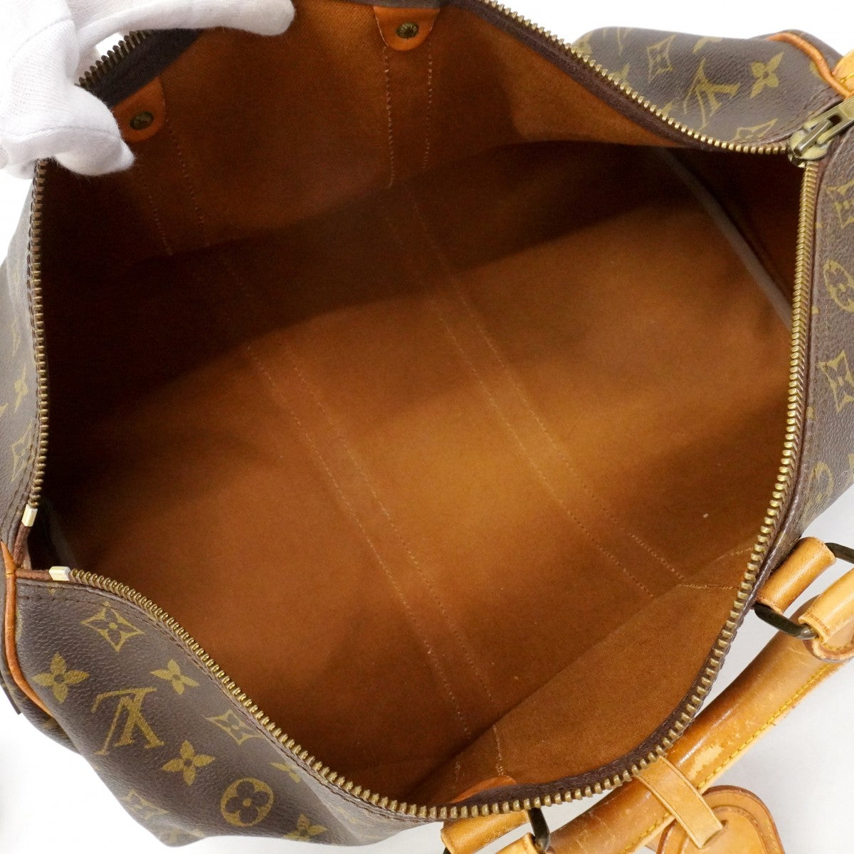 【6fa1844】ルイヴィトン ボストンバッグ モノグラム キーポル45 M41428 ブラウン【中古】メンズ レディース ユニセックス