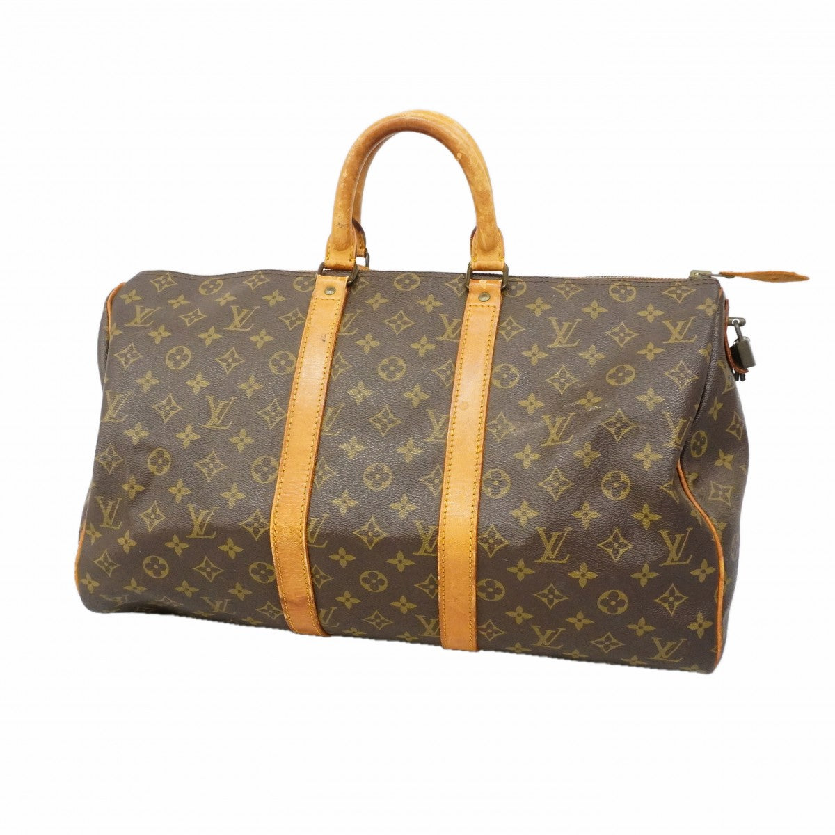 【6fa1844】ルイヴィトン ボストンバッグ モノグラム キーポル45 M41428 ブラウン【中古】メンズ レディース ユニセックス