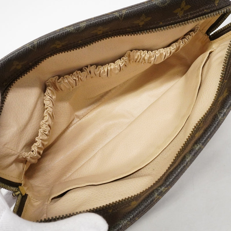 【6fa1848】ルイヴィトン ポーチ モノグラム トゥルーストワレット28 M47522 ブラウン【中古】レディース