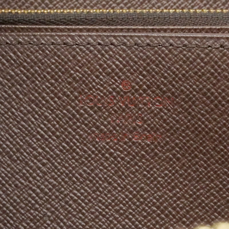 【6fa1850】ルイヴィトン 長財布 ダミエ ジッピーウォレット N41661 エベヌ【中古】メンズ レディース ユニセックス