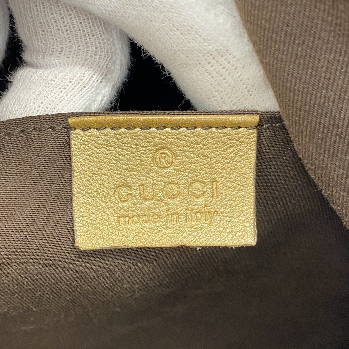 【6fa1851-k】グッチ トートバッグ GGクリスタル 189669 コーティングキャンバス ブラウン【中古】レディース