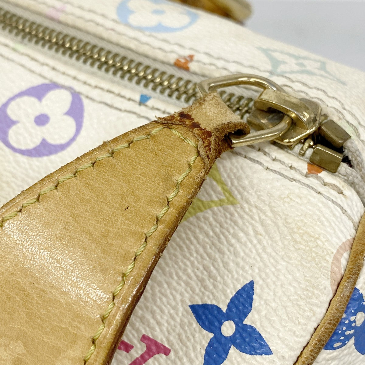 【6fa1852-k】ルイヴィトン ハンドバッグ モノグラム・マルチカラー スピーディ30 M92643 ブロン【中古】レディース