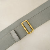 【6fa1868-k】プラダ ハンドバッグ カナパ キャンバス グレー ゴールド金具 2wayバッグ【中古】レディース