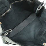 【6fa1869-k】エルメス トートバッグ フールトゥMM キャンバス ブラック グレー シルバー金具【中古】レディース