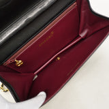 【6fa1872-k】シャネル ショルダーバッグ マトラッセ チェーンショルダー ラムスキン ブラック ゴールド金具【中古】レディース