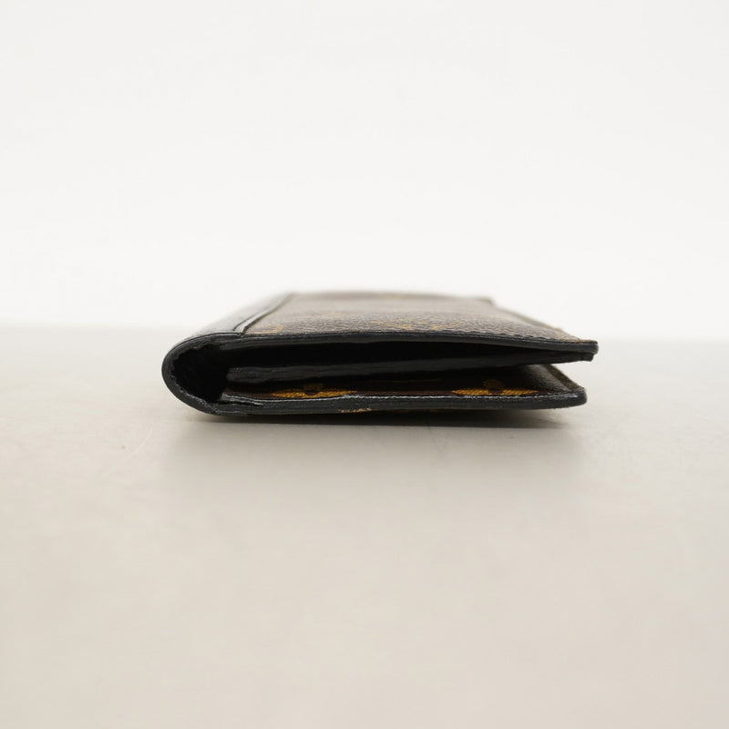 【6fa1877-k】ルイヴィトン 長財布 モノグラム・マカサー ポルトフォイユタノン M93800 ブラウン【中古】メンズ