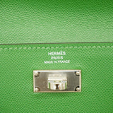 【6fa1881】エルメス コインケース ケリーポケットコンパクト マダム バンブー シルバー金具 Y刻印【中古】レディース
