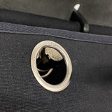 【6fa1888-k】エルメス リュック・デイパック エールバックアドPM トワルオフィシエ ブラック シルバー金具 □G刻印 2wayバッグ【中古】レディース
