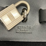 【6fa1888-k】エルメス リュック・デイパック エールバックアドPM トワルオフィシエ ブラック シルバー金具 □G刻印 2wayバッグ【中古】レディース