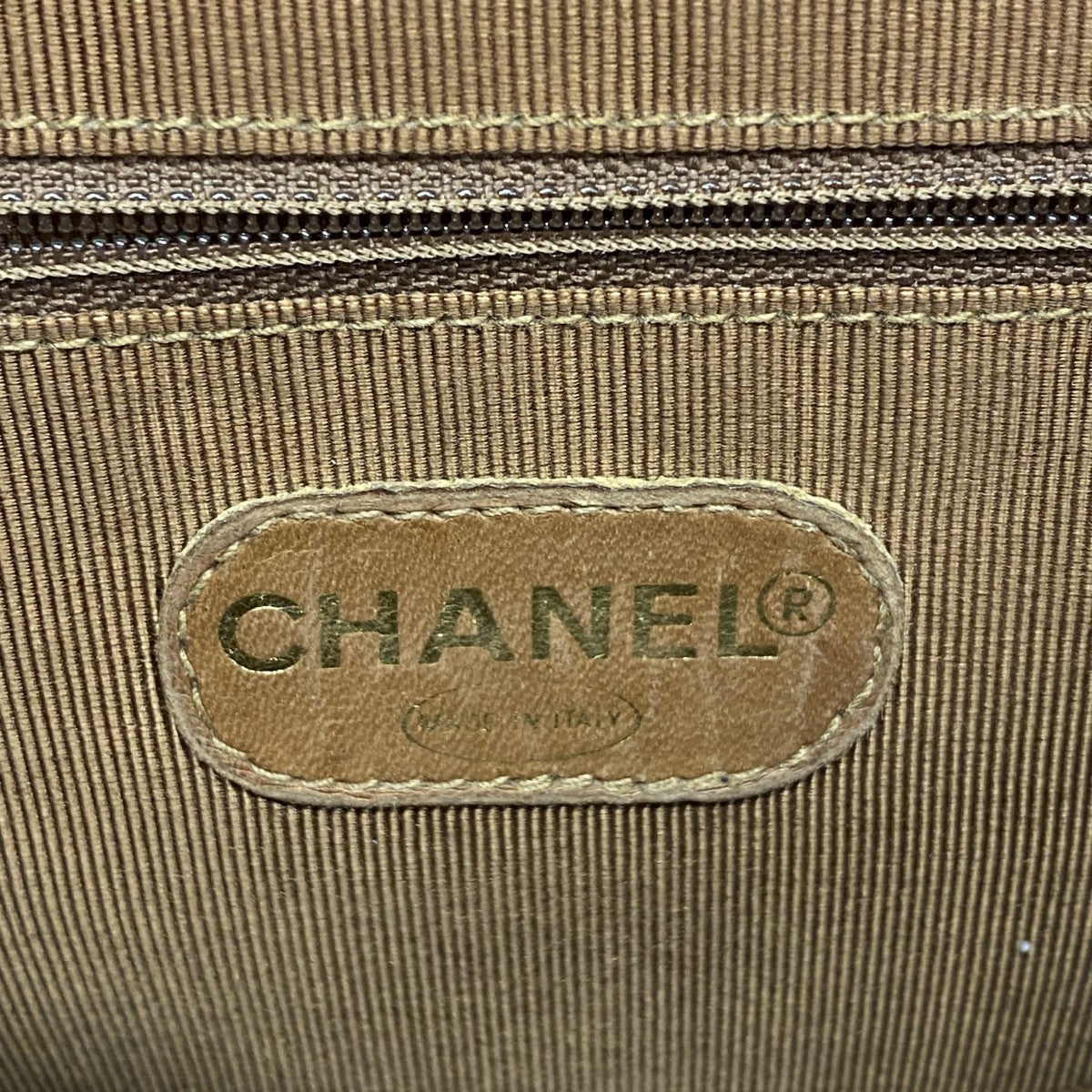 【6fa1889-k】シャネル ショルダーバッグ トリプルココ チェーンショルダー キャビアスキン ブラウン ゴールド金具【中古】レディース