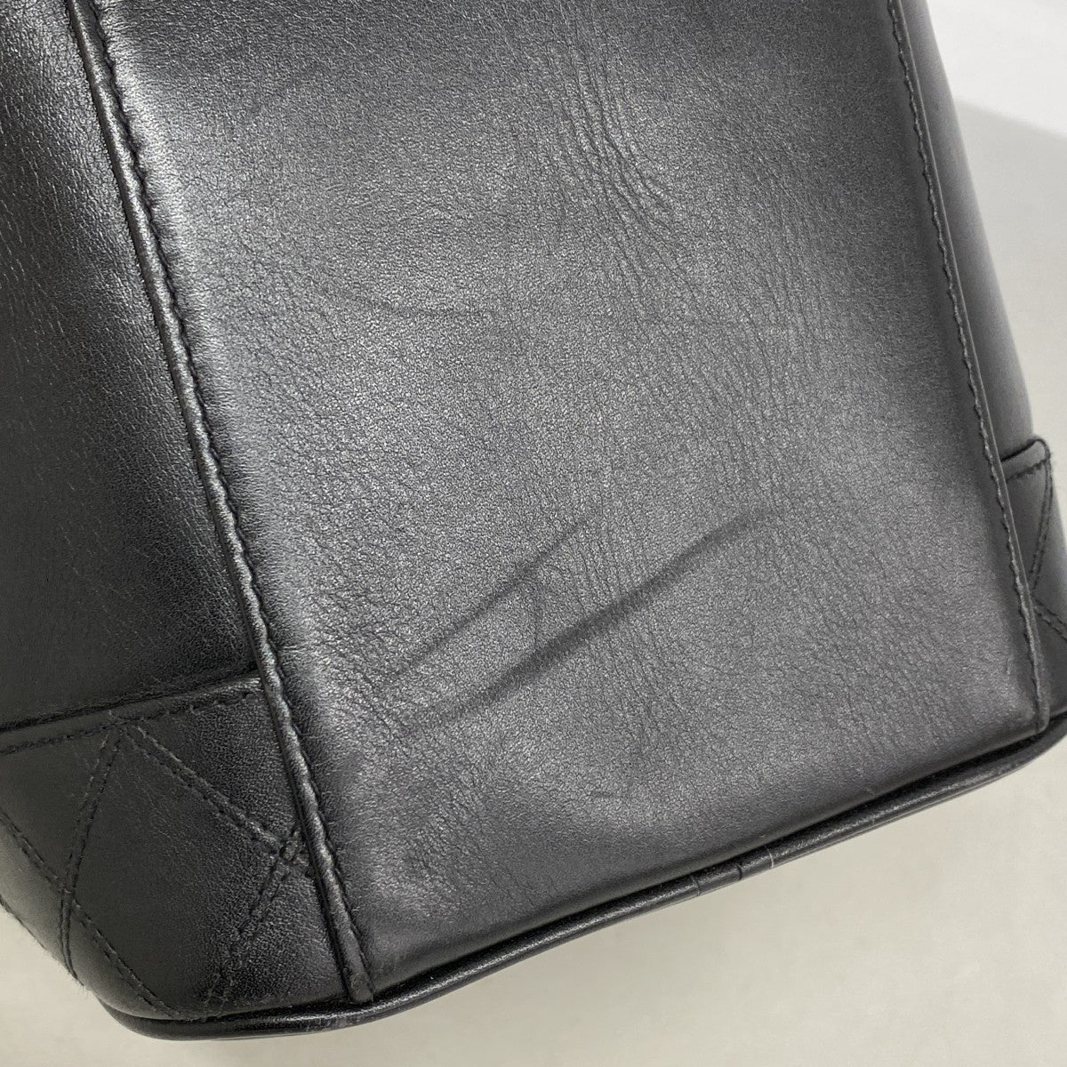 【6fa1890-k】シャネル バニティバッグ ビコローレ ラムスキン ブラック ゴールド金具【中古】レディース