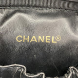 【6fa1890-k】シャネル バニティバッグ ビコローレ ラムスキン ブラック ゴールド金具【中古】レディース